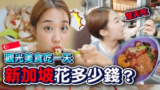 🇸🇬新加坡吃一天花多少錢？在地必吃美食巡禮😍ep.1整天在吃吃吃…｜韓勾ㄟ金針菇 찐쩐꾸