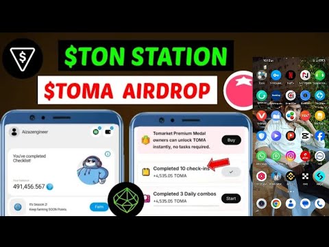 Ton Station Airdrop wallet connect 🤯 | Seed Airdrop 💵 | Gencoin Airdrop