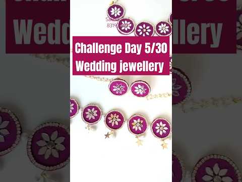 Day 5/30 wedding jewellery #handmadejewellery #shorts#shortfeed #shortvideo #viralvideo #wedding