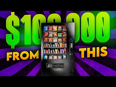 How To Make $100,000 From Vending Machines!