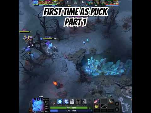 First time as Puck part 1 #dota2 #puck #fyp #fypシ #shorts #twitch #xyzbca #youtubeshorts