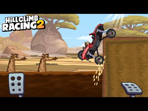 Hill Climb Racing 2 - RAIDER in Savanna 16177m GamePlay