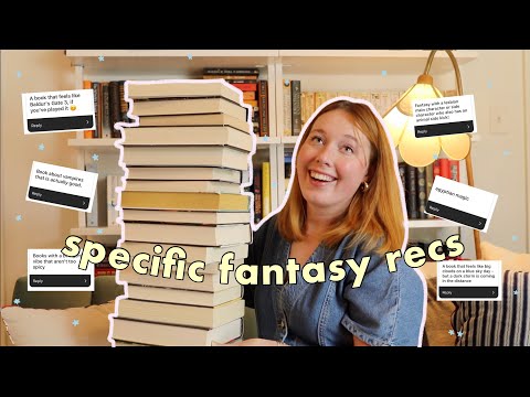 Hyper Specific Fantasy Book Recs! (a read for whatever mood!)