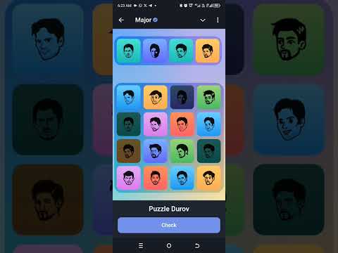 15 October- Major Puzzle Durov Solved Today#airdrop#major#telegramgame #earn