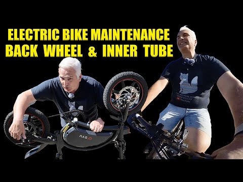 Electric Bike Maintenance Removing the Back Wheel and Replacing the Inner Tube. DYU Jetson Bolt Pro