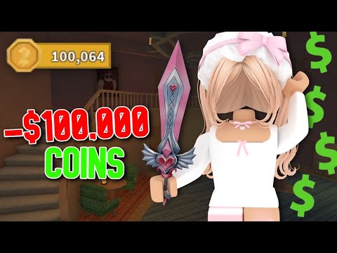 I SPENT $100,000 In MM2... (Murder Mystery 2)