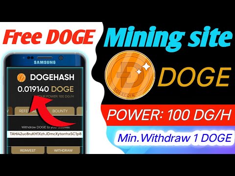 New!! Dogecoin [DOGE) Free Mining Site 2023 DOGE ⚡