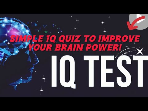 Simple 1Q Quiz To lmproveYour Brain Power! - اختبار ذكاء بسيط لنشيط العقل