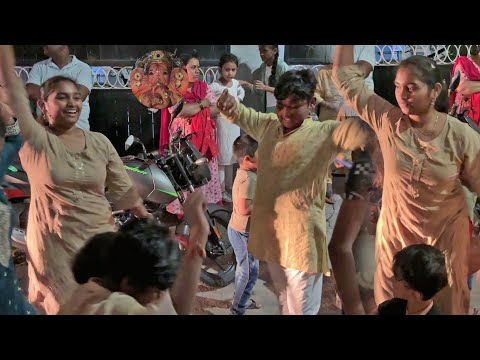 Hyderabad Girls Teenmaar Dance at Ganesh Nimajjanam 2024 | Ganesh Visarjan Dance | Ganesh Immersion