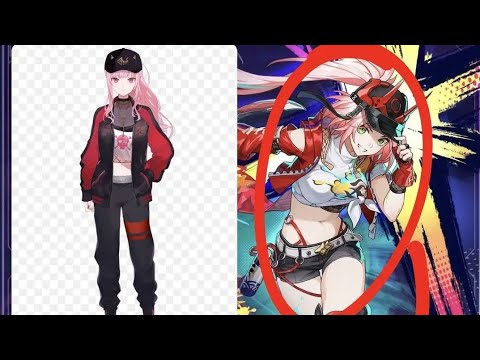 Rappa Honkai Star Rail character design imitate from Mori Calliope Hololive English