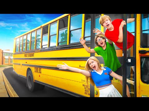 Trapped On A School Bus With No Driver!