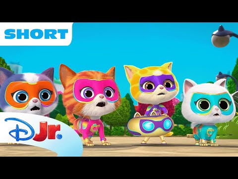 SuperKitties Su-Purr Adventures Shorts | Quacksley's Playdate | @disneyjr