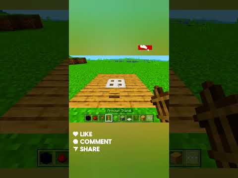 Minecraft armour stand switcher tutorial.#mimecraft #minecraftshorts #shorts #minecrafttutorial