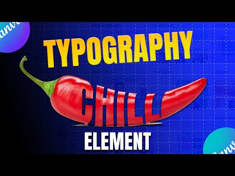 Typography Element Canva | Canva Typography Tutorial in Hindi | #typographyelement #canvacourse