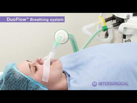 How to set up a DuoFlow™ single limb bi-lumen breathing system from Intersurgical