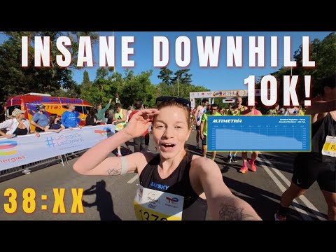 Is This the Fastest 10k Race Ever? Madrid Vintage Run 2024 Race Vlog | Downhill 10k Race