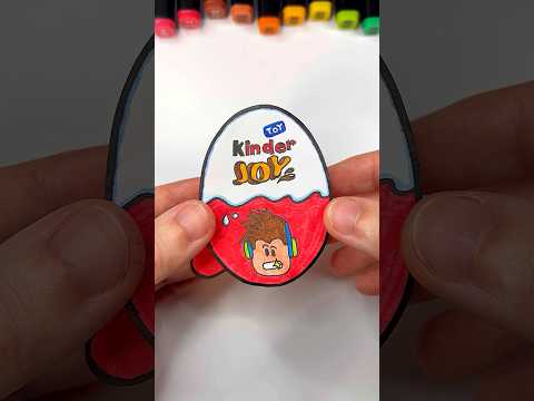 DIY Roblox Kinder Joy with Paper | Paper Craft Ideas #shorts #papercraft