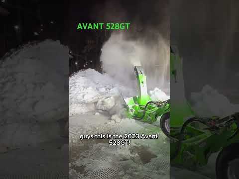 UNIQUE Feature of AVANT’s (1150) Snowblower! #avant #snowplowing #avanttecno