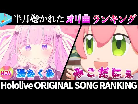 【aqua】半月で一番聴かれたオリ曲は？オリ曲ランキング 30 most viewed song in this month 2024/8/6～2024/8/20【ホロライブ】