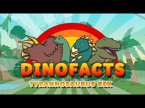 DinoFacts for Kids! | Tyrannosaurus Rex | Twinkl kids tv