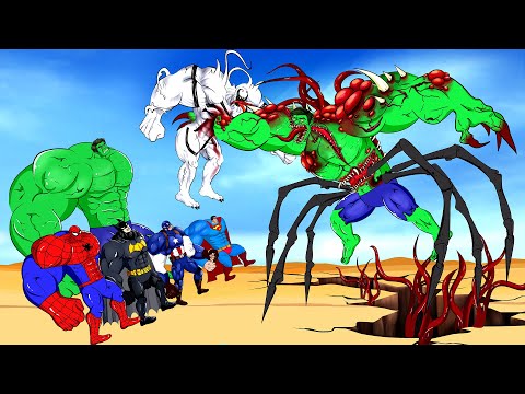 Rescue ALL HULK Family & SPIDERMAN, SUPERMAN, VENOM vs HULK ZOOCHOSIS : Who Will Win ? - FUNNY