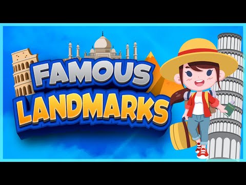 Famous Landmarks | Famous Places in the World | World Landmarks | OnlineClass4Kids | Social Science