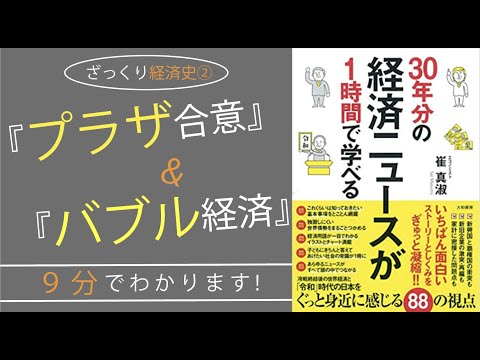 【プラザ合意&バブル経済】世界一わかりやすく解説します（経済学入門）