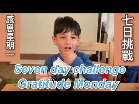 Seven day challenge update and gratitude Mondays  [[ 七日挑戰 ]] 感恩星期一