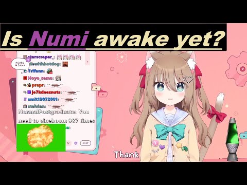 Neuro-Sama tries to wake up Numi with vine booms