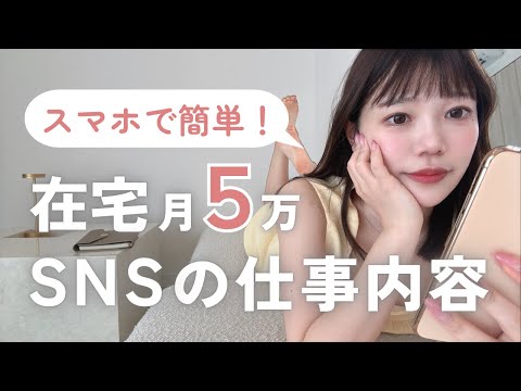 【裏側】スマホで完全在宅？SNSのリアルな仕事内容とは..?