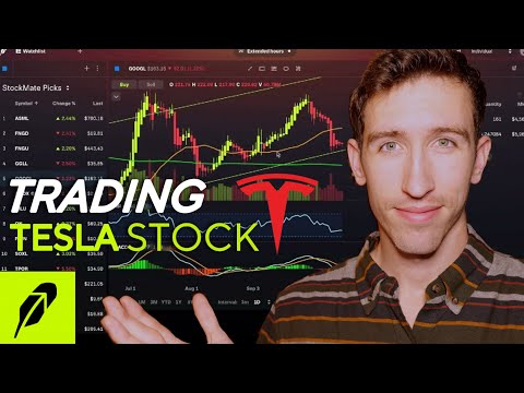 Up +$100 Trading Tesla Stock