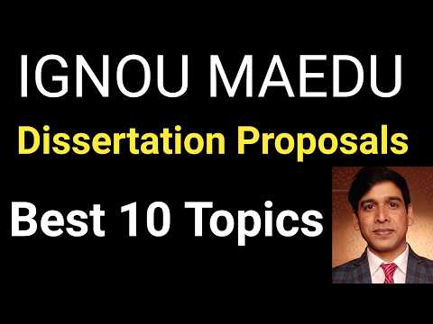 MAEDU | M. A. Education dissertation proposal topics | IGNOU MAEDU Synopsis Topics | MESP-001