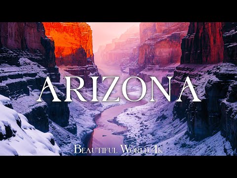 Arizona 4K - Winter Wonders at Canyon National Park and Majestic Vistas - Peaceful Piano Music