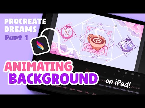 How to Animate BACKGROUND on the iPad with Procreate Dreams