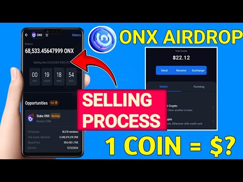 ONX token listing price || ONX Token new update || Onx token selling Process