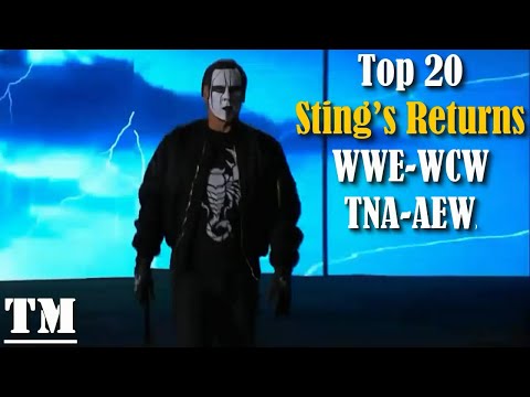 Top 20 Sting’s Returns in Wrestling History (WWE-AEW-TNA)