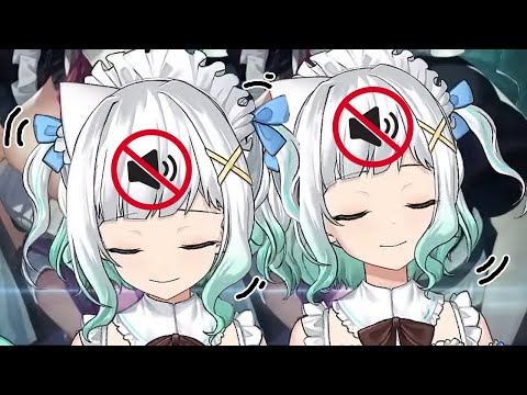 Mint jamming while muted 【Maid Mint Fantome】