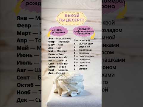 Какой ты десерт? #шортс #shorts #шорты #shortvideo #short #shortsvideo