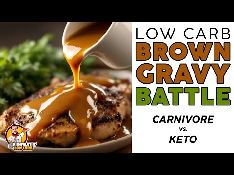 Low Carb BROWN GRAVY Battle! - How to Make the BEST Keto Gravy