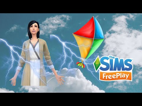 Look what happens when you  fly the lovely lattices kite during a storm at (sims FREEPLAY)