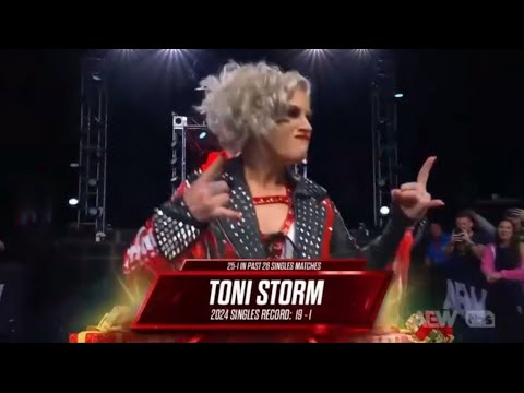 TONI STORM ENTRANCE DYNAMITE 25/12/24