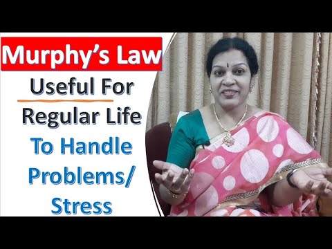 Murphy's law - Useful For Regular Life To Handle Problems/ Stress