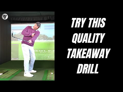 GREAT GOLF SWING DRILL! - GET THE PERFECT TAKEAWAY