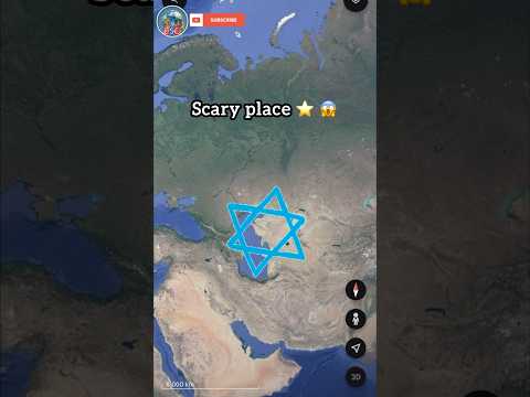 Scary Place Found On Google Earth😱 #shorts