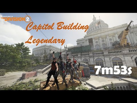 全境封鎖2-[7:53]-TA-Speed Run-Capital Building Legendary-趕上最近流行國會三毒😆Tom Clancy's The Division 2