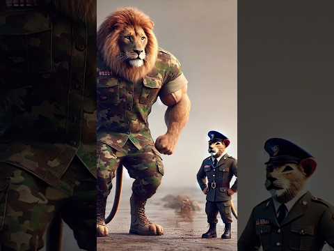 Father and son Soldiers prt 9 #ai #animals  #youtubeshorts