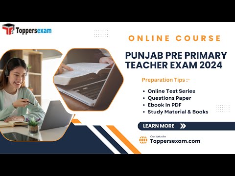 PUNJAB PRE PRIMARY TEACHER Online Test Series, Question Paper, Book PDF, Syllabus 2024, MCQ