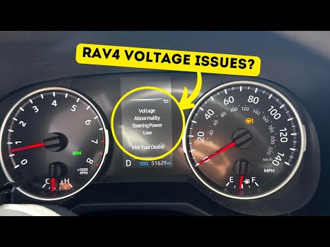 “Voltage Abnormality, Steering Power Low” in Toyota RAV4 – Solutions