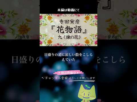 『花物語より《楝の花》』 #朗読 #小説 短編