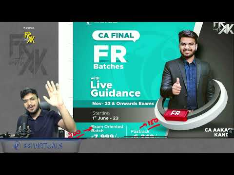 Lets Target Exemption | FR Live Guidance Batch for Nov 23 & Onwards | CA Aakash Kandoi